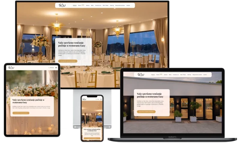 weboperater - Restoran za venčanja Easy