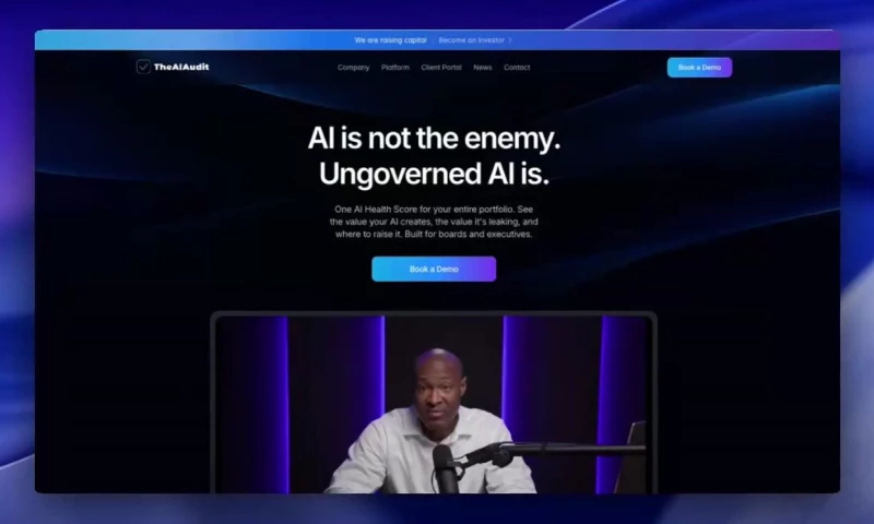 Omis Digital - TheAIAudit — Website Design for an Enterprise AI Governance Platform