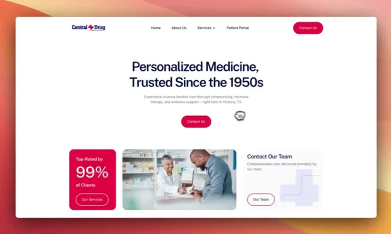 Omis Digital - Central Drug Pharmacy — Website Design for a Compounding Pharmacy