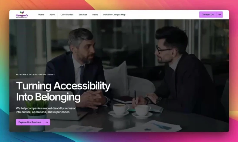 Omis Digital - Morgan's Inclusion Institute — Website Design for a Disability Inclusion Nonprofit