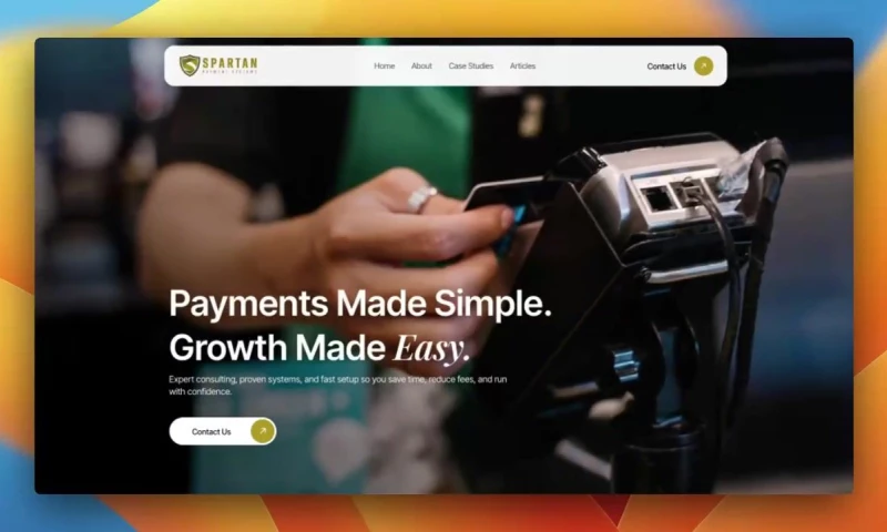 Omis Digital - Spartan Payment Solutions — Website Design for a Payment Processing Company
