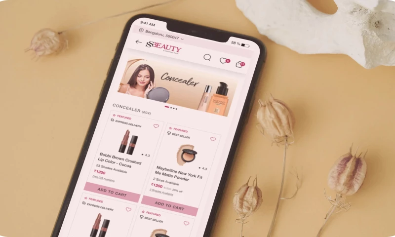 Lollypop Design Studio - SSBeauty UX/UI Case Study: Omnichannel Beauty E-Commerce