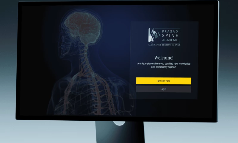 League Design Agency - Spine Academy Educational Web App