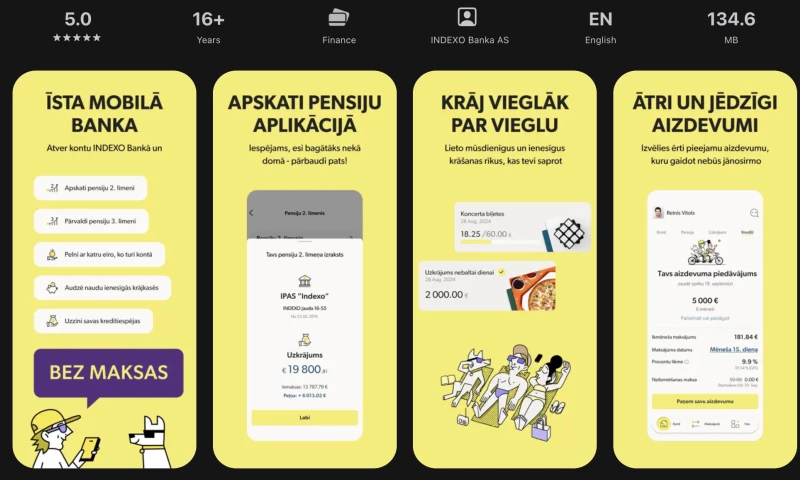 iConcept - INDEXO BANK Mobile app development