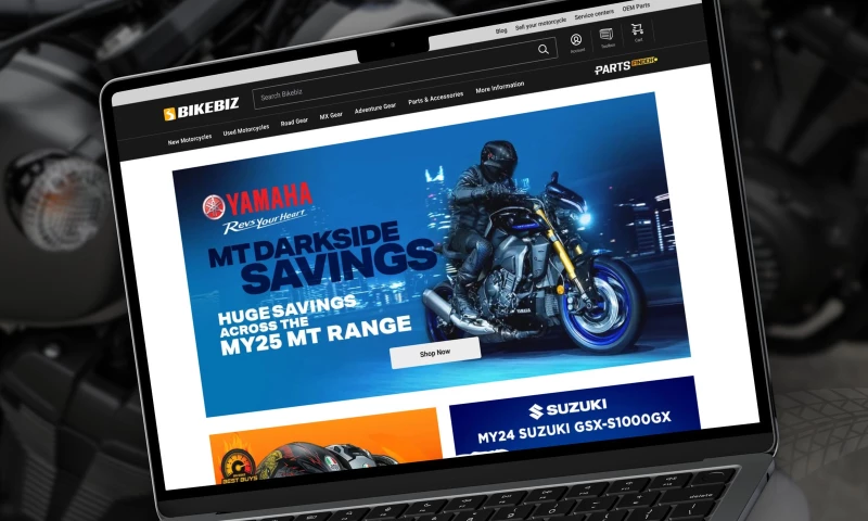 NUS Technology - Bikebiz — Headless eCommerce Rebuild for a Motorcycle Parts Retailer