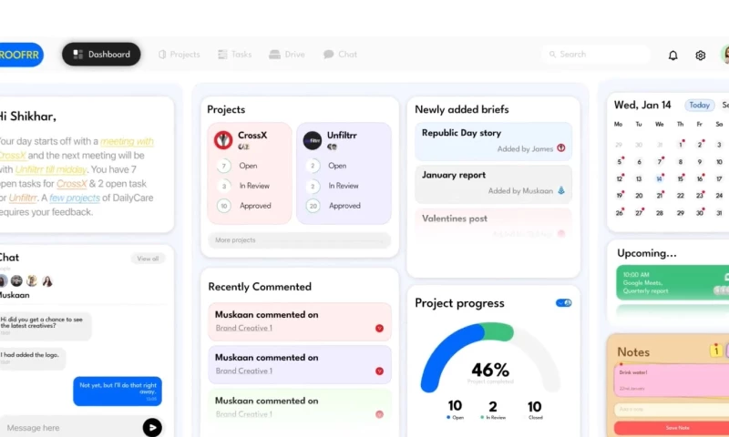 Scharfe - Prooffr Frictionless Feedback & Project Review for Creators