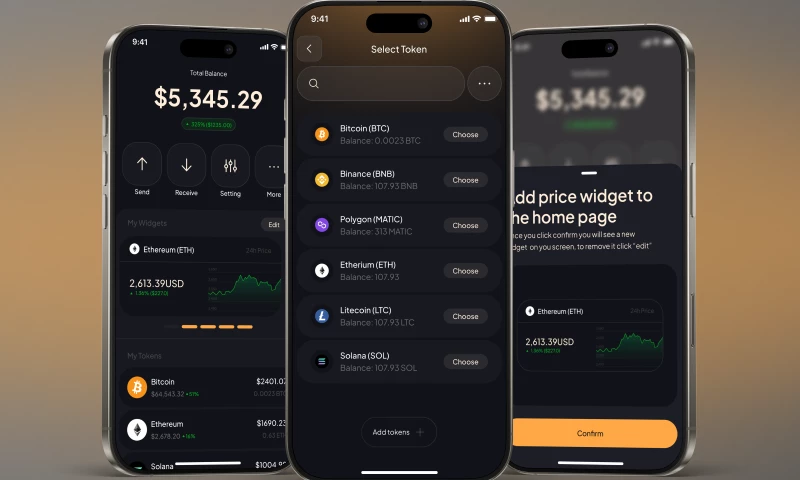 LYQX - Crypto Wallet App | Fintech