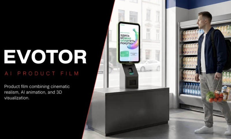SHAR Production - Evotor AI Product Film for Self-Checkout Technology