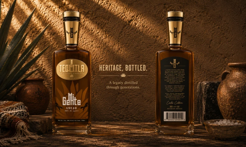 RAW GUILD STUDIOS, LLC - Mi Gente Tequila Branding & Packaging Label Design