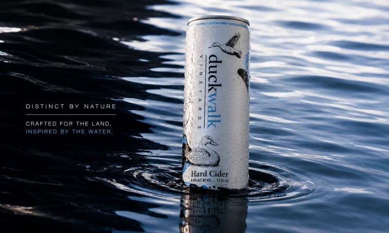 RAW GUILD STUDIOS, LLC - Duck Walk 12oz Skinny RTD Can Label & Packaging Design