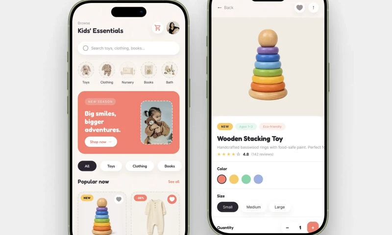 U1CORE - Kids Marketplace App Design & Development