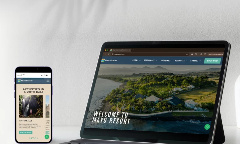 Refined Island Creations - Mayo Resort - Custom Website Design