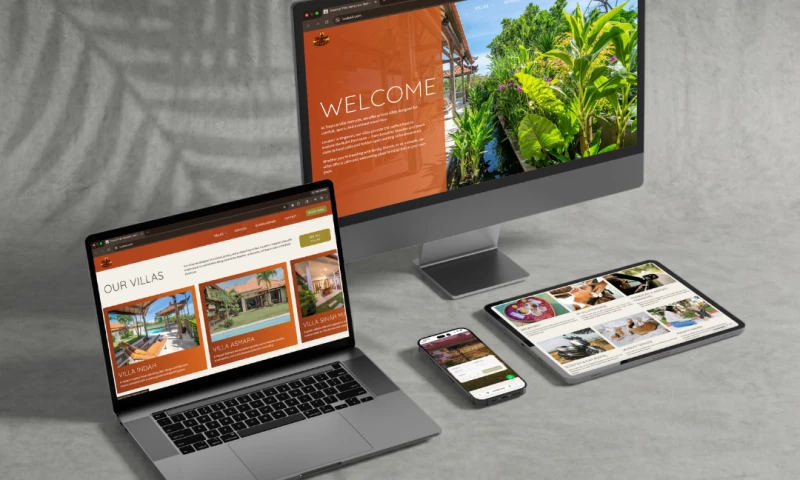 Refined Island Creations - Tropical Villa Ventures - Custom Website Design