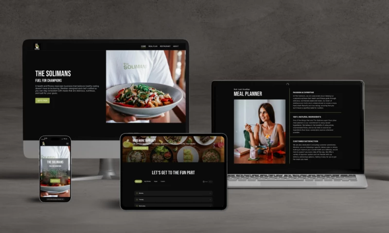 Refined Island Creations - The Solimans - Custom Website Design