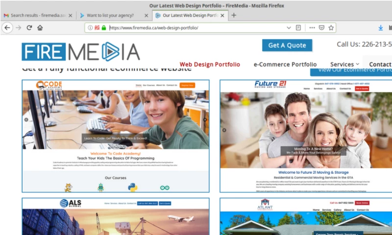 FireMedia - Web Design Portfolio
