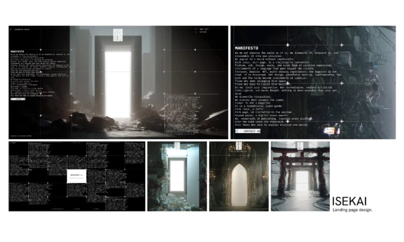 Backdoor Studio - ISEKAI LANDING PAGE