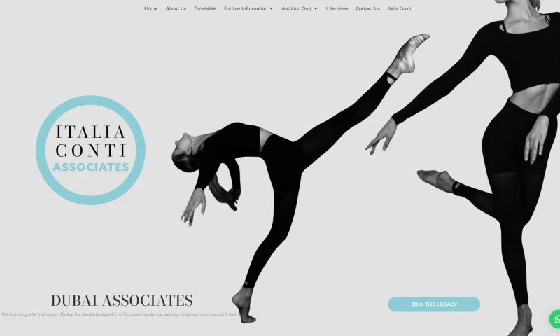 Standish Services - Website for Italia Conti