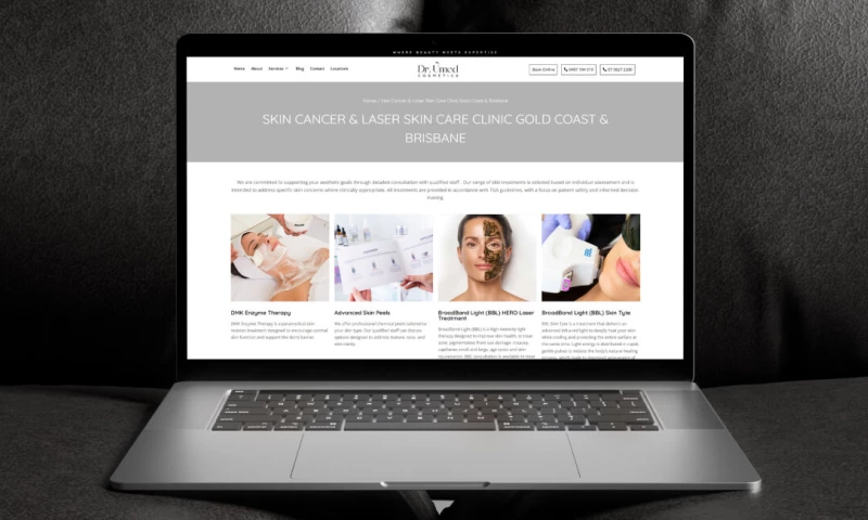 Loud Days - SEO and Custom Software Development for Dr. Umed Cosmetics Clinic