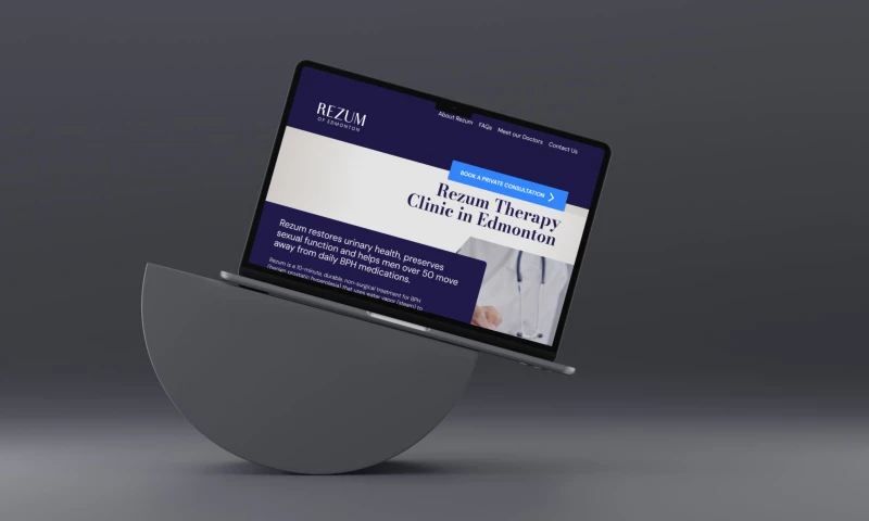 Peppered Pixels Design Studio - Online presence and search authority for a private men's health clinic