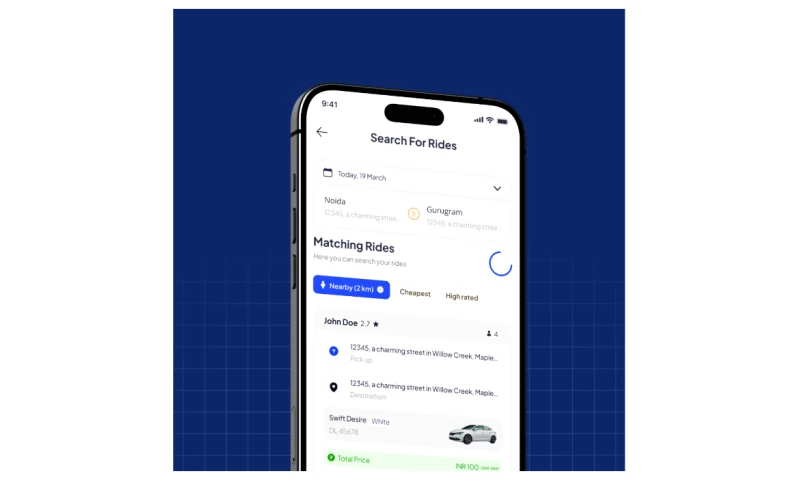 Fortheye - BharatRYD Cross-Platform Carpooling App for Shared Travel Across India