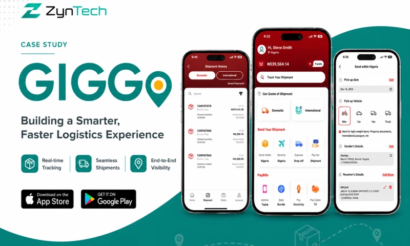 Zyntech Labs - Helped GIG Logistics Power Growth Through the GIGGo App
