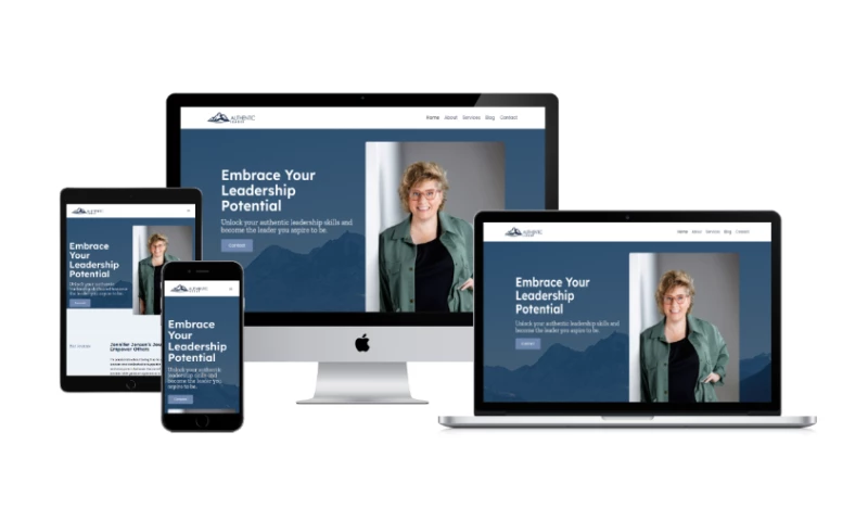 Instanticity LLC - AuthenticLeader.ca Leadership Coach Website + Book Launch