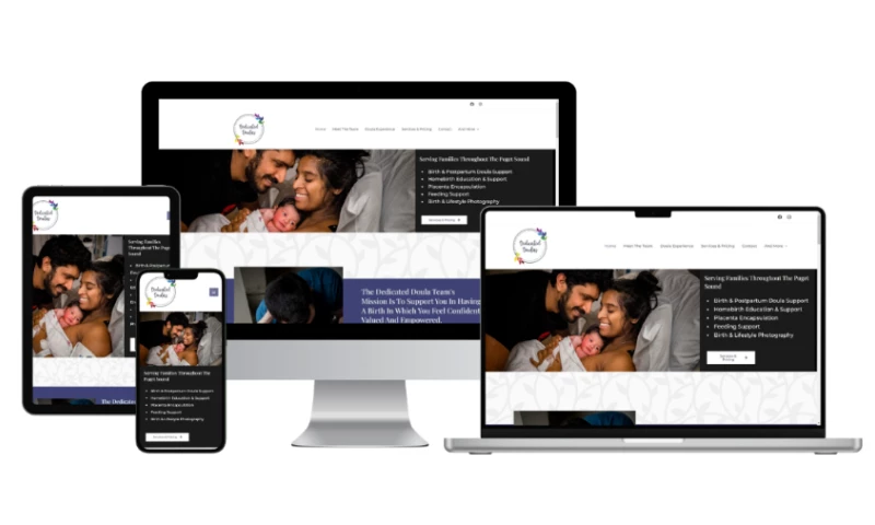 Instanticity LLC - Dedicated Doula Team Doula Services Website