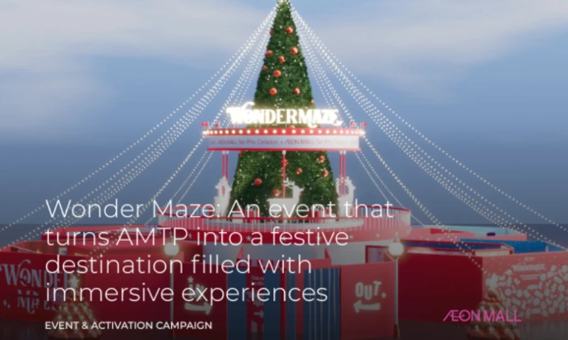 MINTO Vietnam - AEON Mall Tân Phú Celadon WonderMaze Christmas Experience Campaign