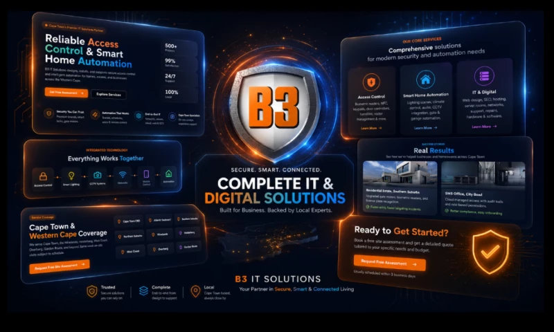 Proweb ZA - B3 IT Solutions Website Upgrade
