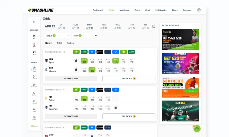 UPDIVISION - Smashline Betting Platform