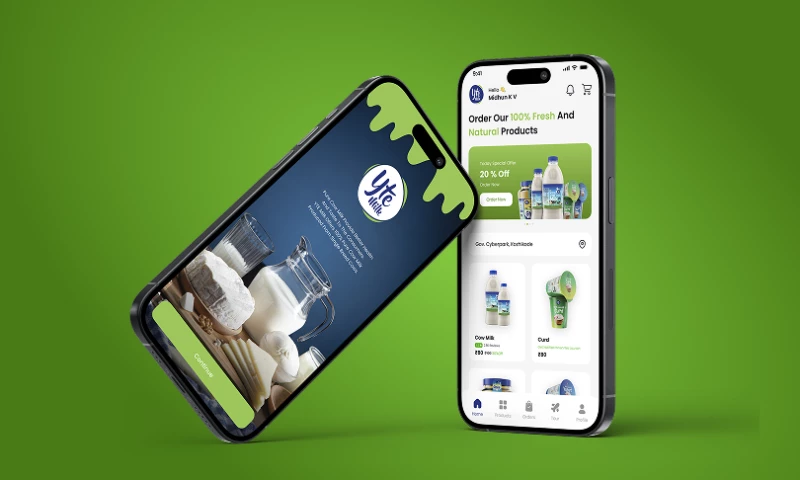Lilac Infotech - YTE Milk Mobile Appliaction for Haims Ventures