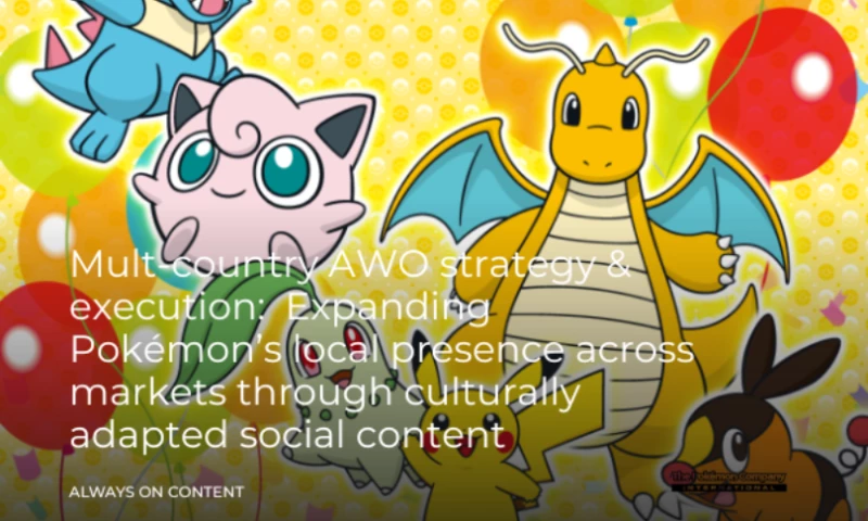 MINTO Vietnam - Multi-Country Always-on Social Content Strategy & Execution for Pokémon