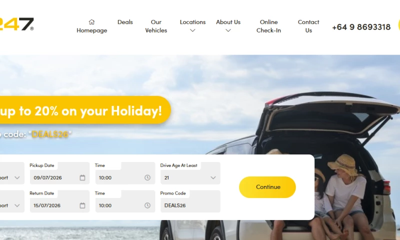 Make My Brand - Rental Cars 24/7: Accelerating Booking Growth Through Branding, SEO & PPC