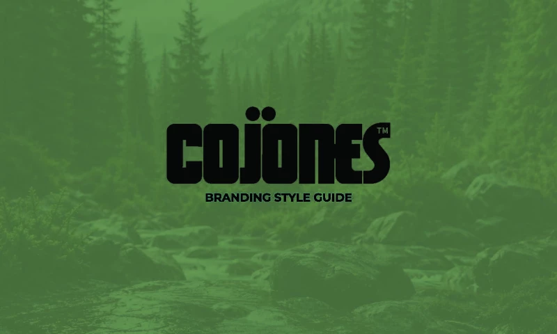 Design to Brand - COJONES - Full brand build