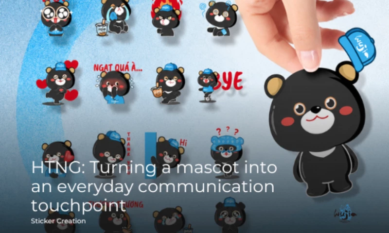 MINTO Vietnam - Mascot Sticker Pack for Daily Brand Engagement
