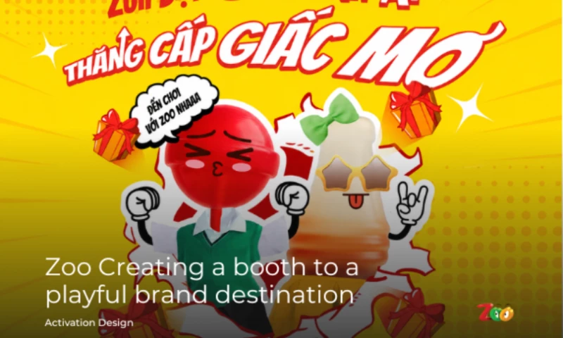 MINTO Vietnam - Zoo Booth Experience - Event Activation for Color Fiesta