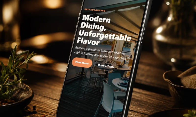 SK Teckno - A restaurant website