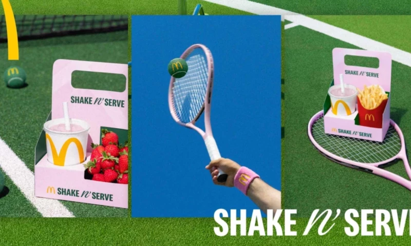 Leo UK - McDonald's UK Serves Wimbledon Fans a Fries-and-Shake Box