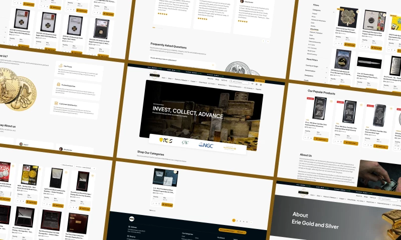 KrishaWeb - Erie Gold and Silver