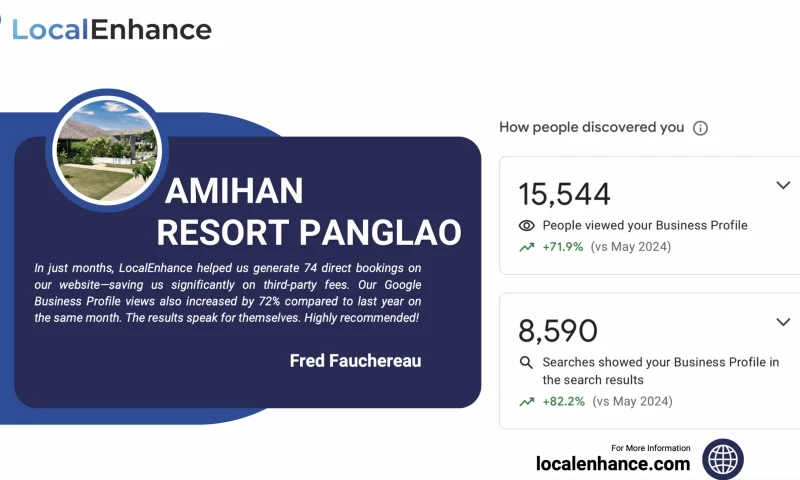 LocalEnhance - Local SEO & GBP Growth — Amihan Resort Panglao