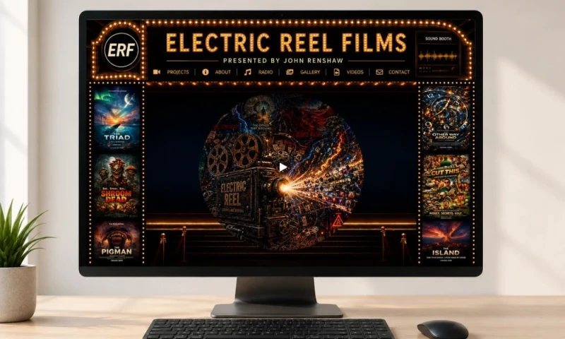 Flamingo Agency - Screenwriter Portfolio Website Design