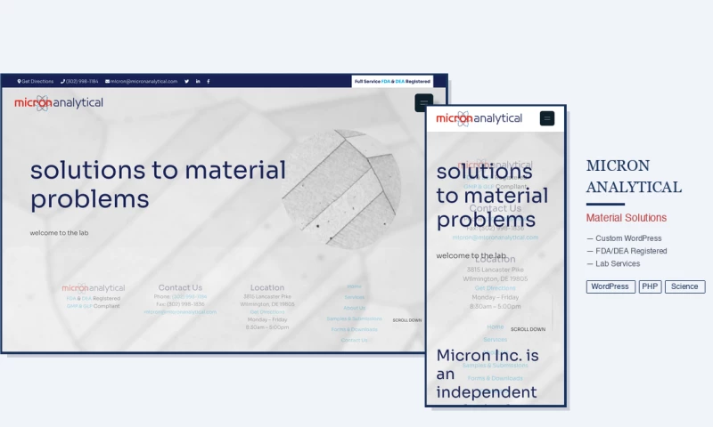 Delaware Digital - Micron Website Redesign Brand Refresh