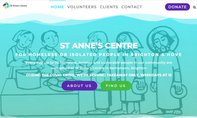 White Rabbit Consultancy - St Anne's Trust - WordPress Web Design
