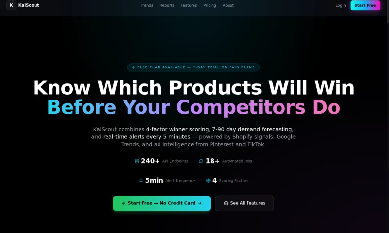 OneEKO Technologies - KaiScout — AI Competitor & Demand Intelligence Platform