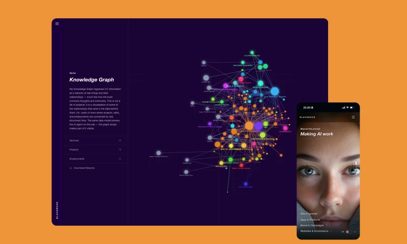 Blackbook - Talk to My Agent Conversational AI Portfolio