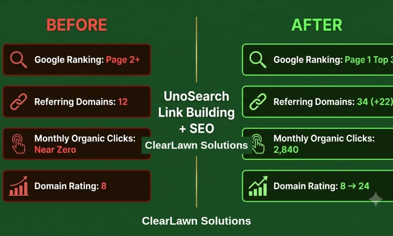 UnoSearch - SEO & Link Building Campaign for LA-Based Artificial Turf Company