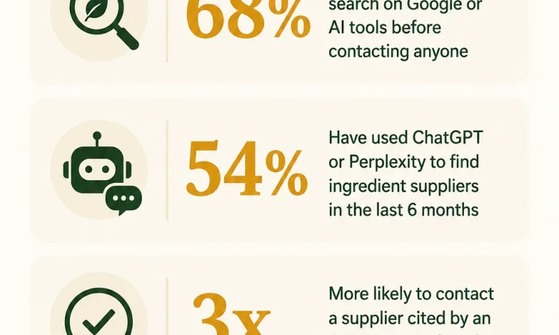 UnoSearch - GEO & AI Citation Strategy for Certified Organic Ingredient Supplier
