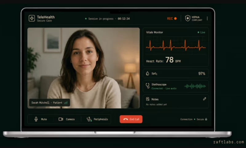 Raftlabs - HIPAA-Compliant Telehealth Platform with FDA Peripherals