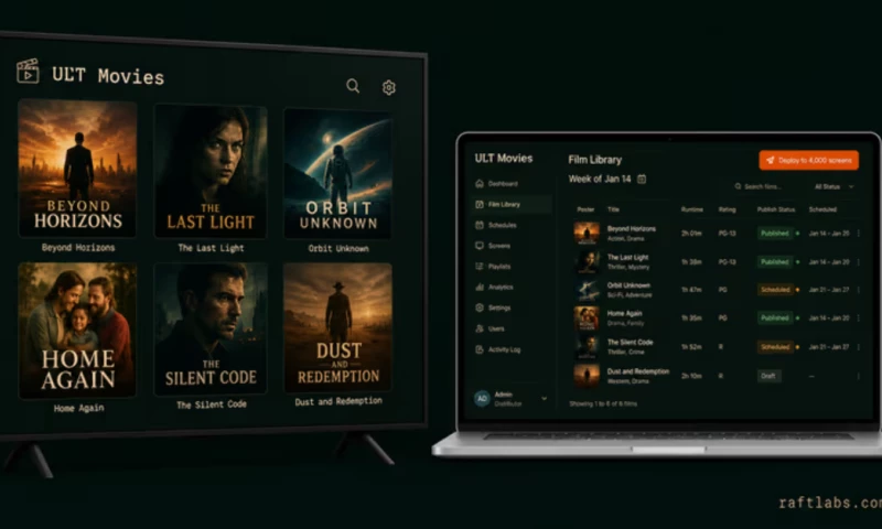 Raftlabs - Digital Content Delivery Platform for ULT Movies