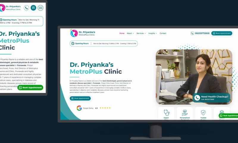 AB Web Solutions - Dr Priyanka's MetroPlus Clinic